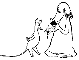 - Хемулями,- хихикнув, ответил Снифф.