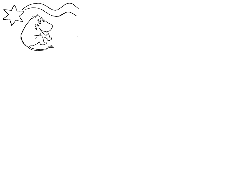 Муми-тролль и комета