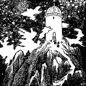 ...na samom vysokom  pike  zubchatoj  gornoj  cepi,  stoyala Observatoriya